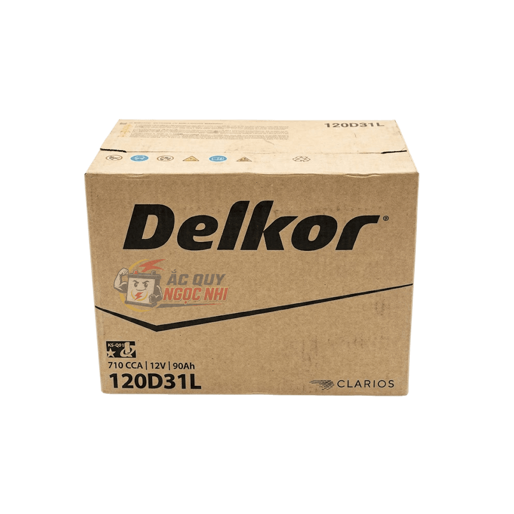 Bình ắc quy Delkor 90Ah ảnh 2