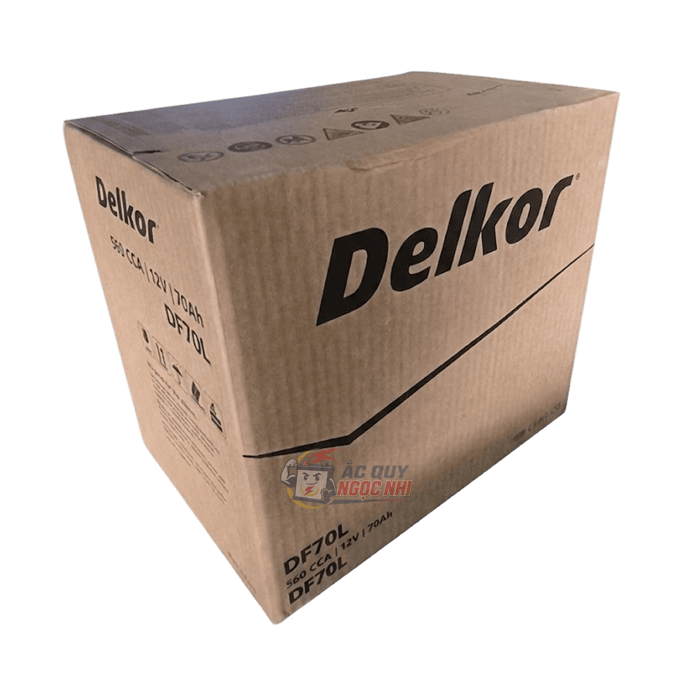Bình ắc quy Delkor 70Ah ảnh 3