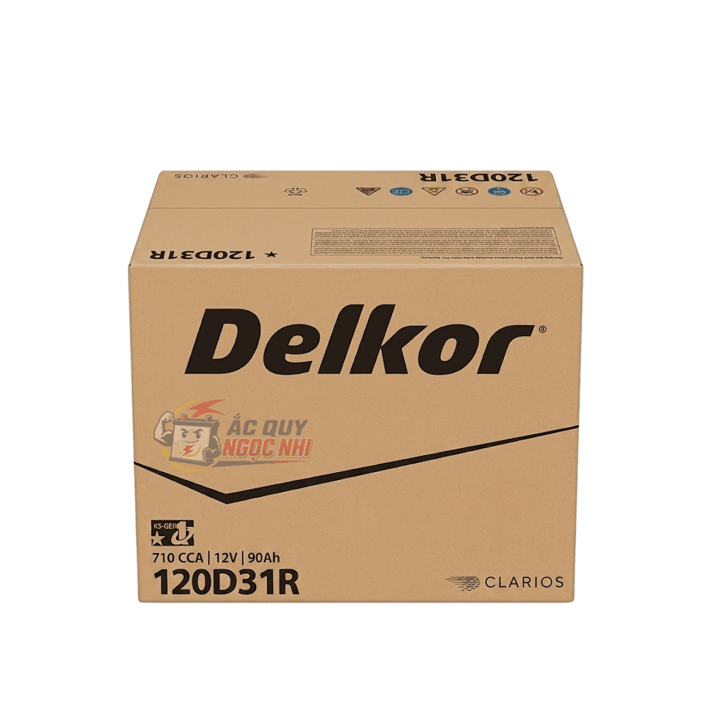 Bình ắc quy Delkor 90Ah ảnh 2