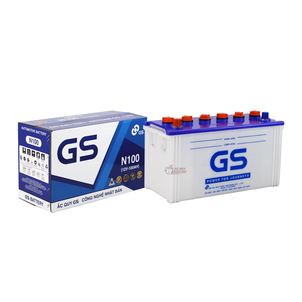 Bình ắc quy GS 100Ah ảnh 3