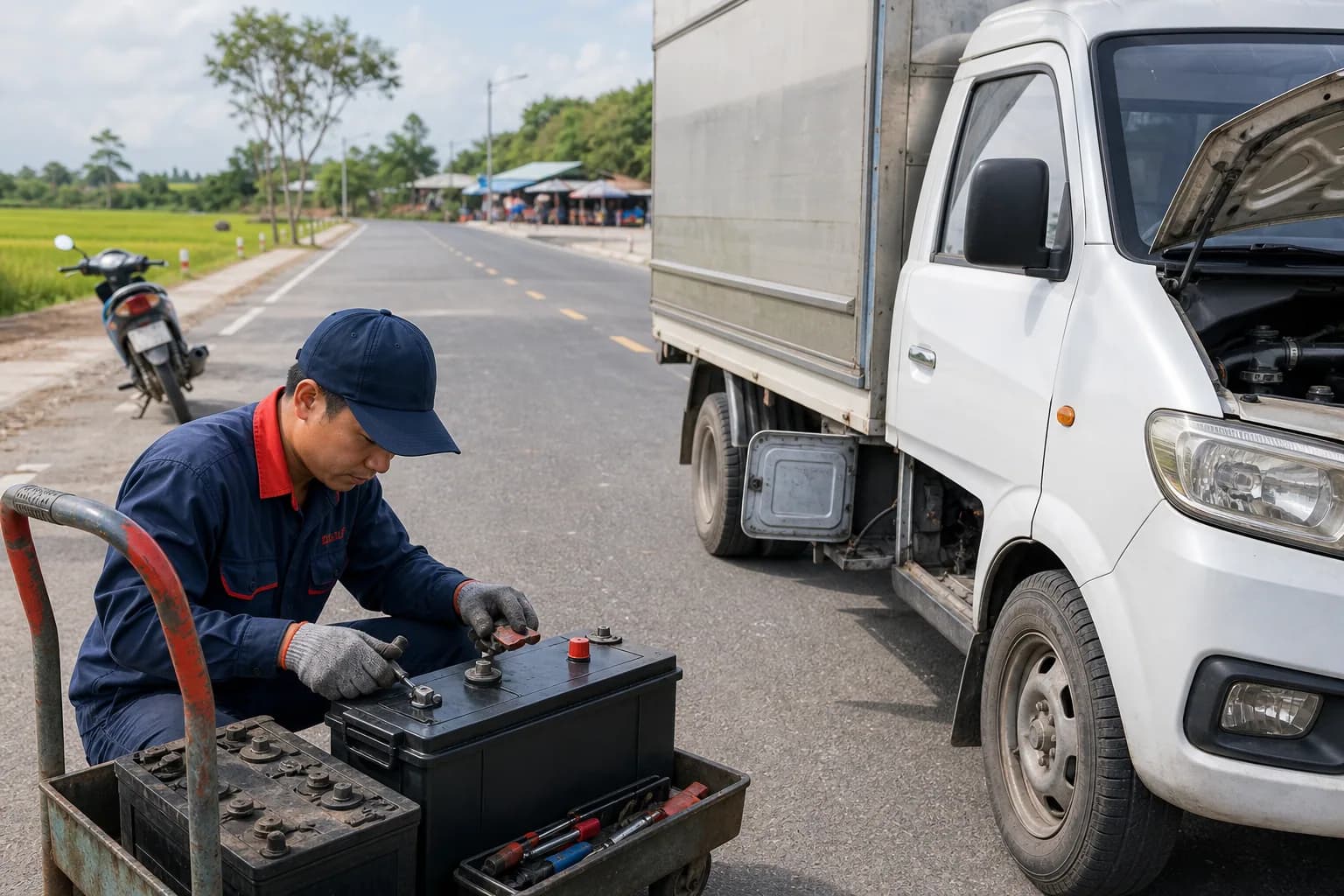 Thay ắc quy Phù Cát tại Phù Cát