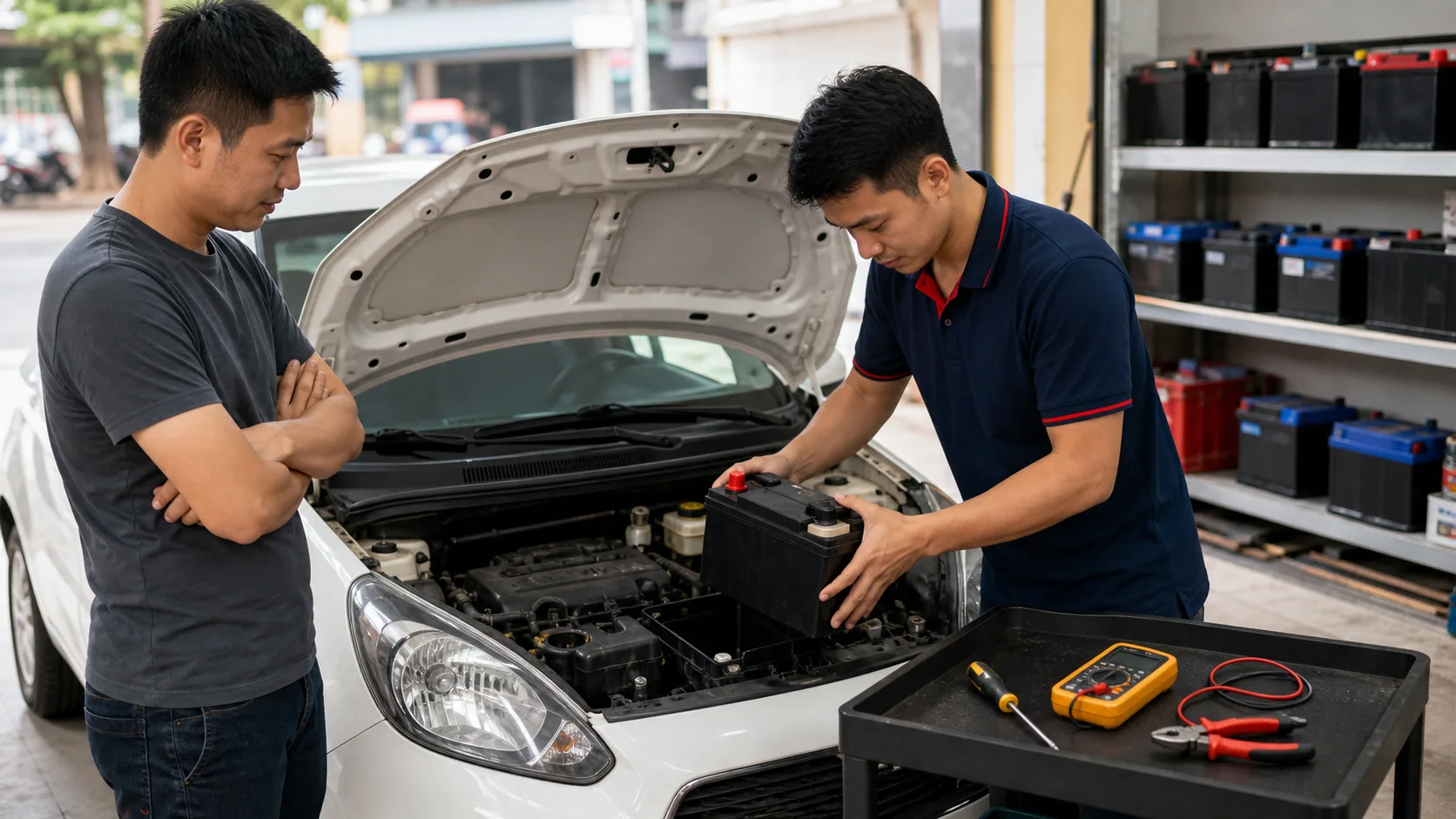 Ảnh bài viết Kia Morning dùng bình ắc quy gì?
