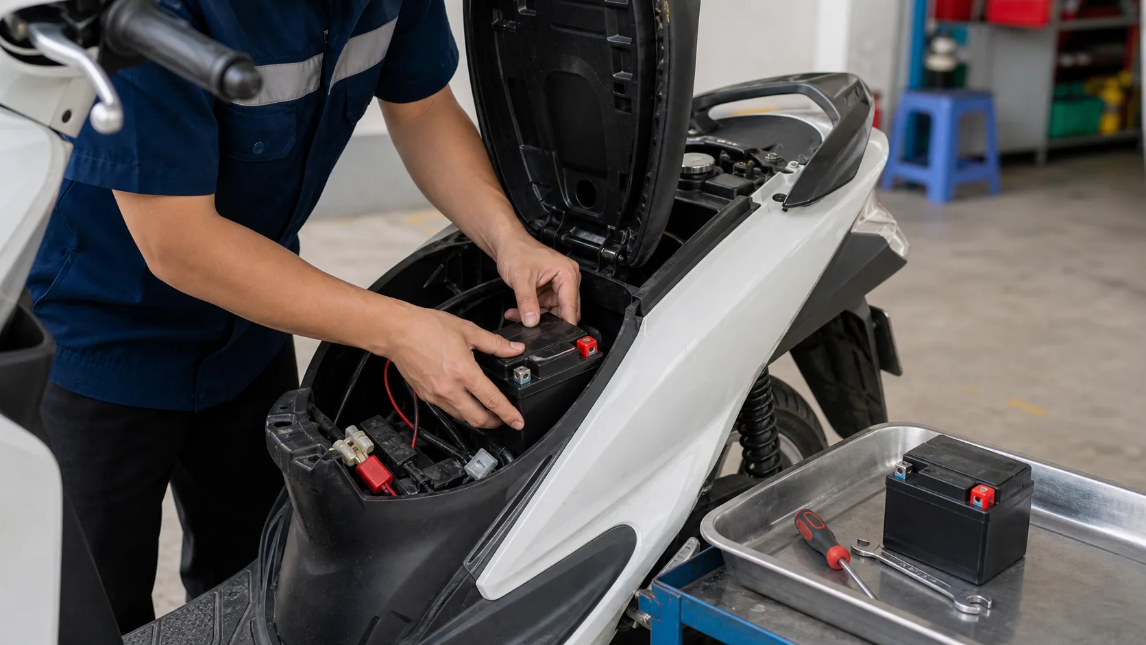 Ảnh bài viết Honda Vision thay bình ắc quy nào cho đúng?