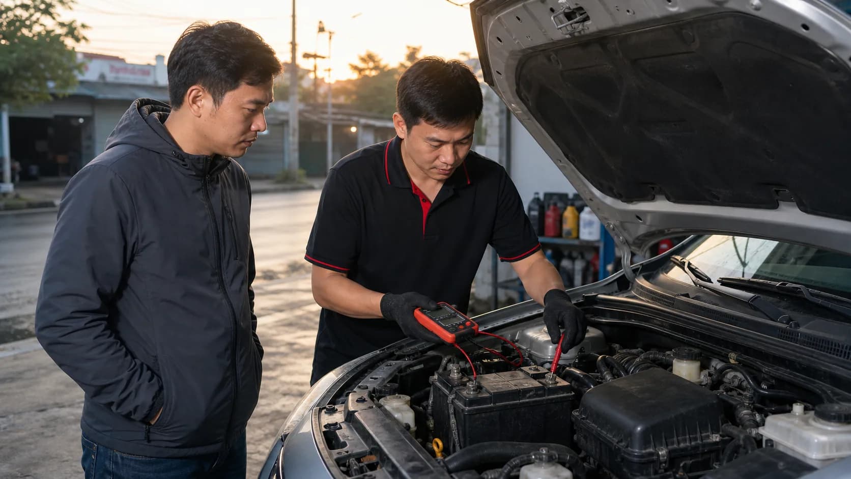 Ảnh bài viết Đèn báo ắc quy sáng: có nên chạy tiếp không?