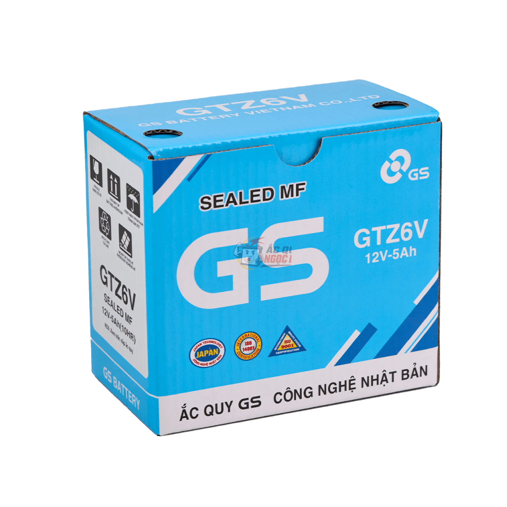 Bình GS GTZ6V cho Vision tại Ắc Quy Ngọc Nhi Gia Lai